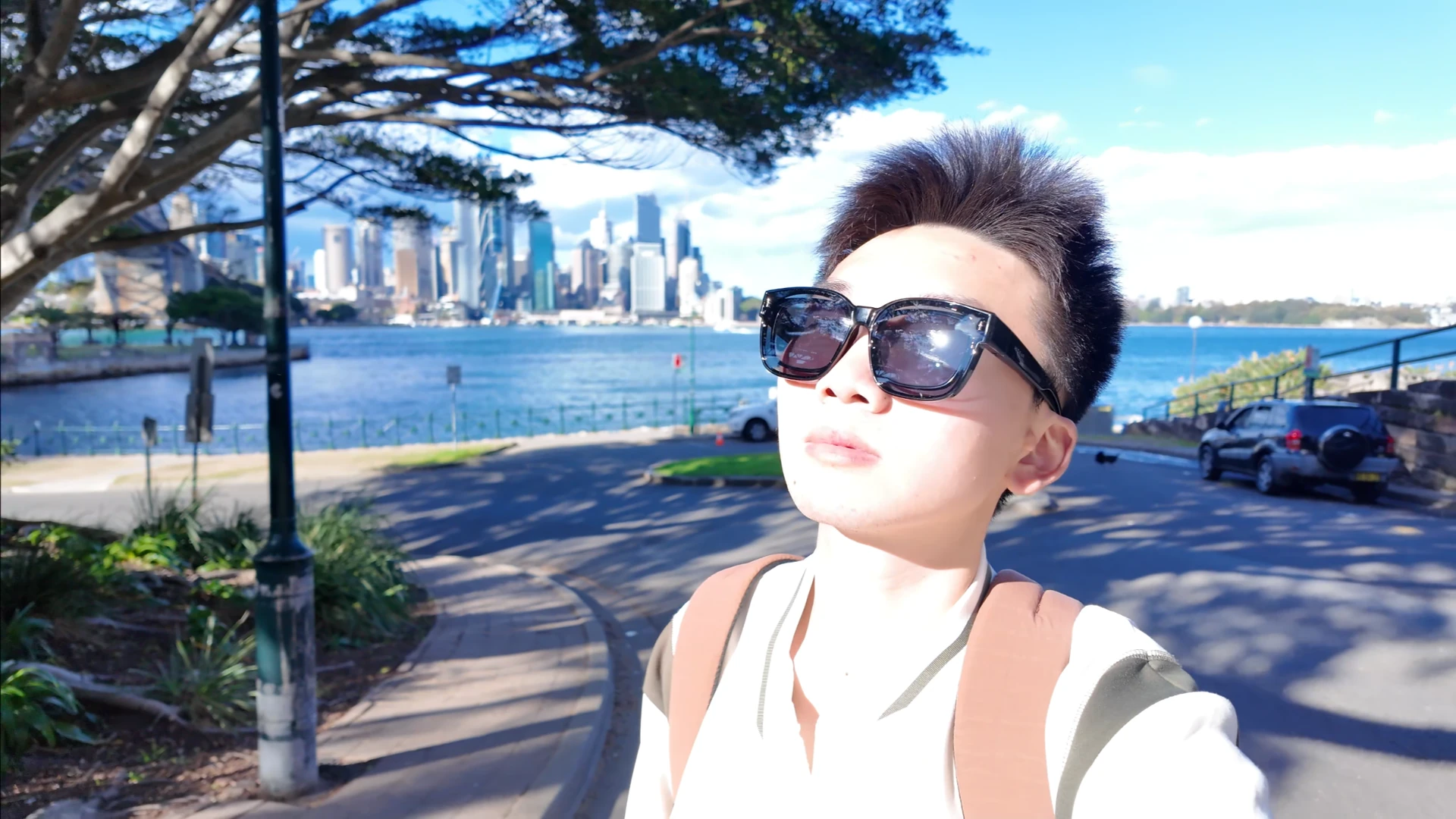 Edward Hu at Sydney Harbour