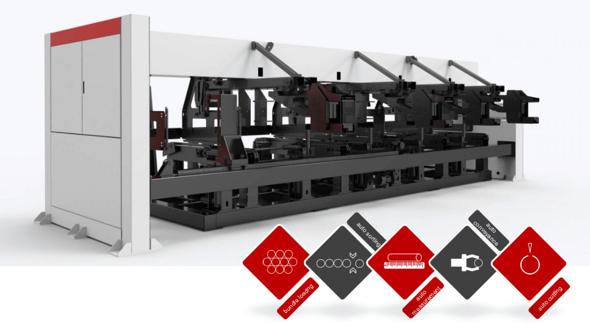 Automatic tube sorting and feeding system